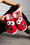 Silent, non-slip, orthopedic sole, furry fluffy, figured slippers home slippers - 6