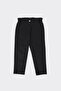 Girl's Belt Ruffle Detailed Black Trousers - 2