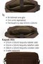 4009 ephesus casual shoulder messenger bag brown 15.6 inch laptop school travel daily vintage cotton bag - 3
