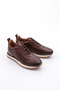 Men's Lace-Up Sneakers Shoes Brown 610713617 - 2