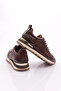Men's Lace-Up Sneakers Shoes Brown 610713617 - 3