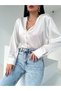MR Jean Women's Blue Snow Wash High Waist Mom Mold Jean - 2