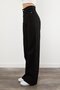 By-2158 High Waist Women's Black Jeans Loose Fit Jeans Lycra Stretch Palazzo Boyfriend Wide Leg Pants - 3