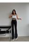 By-3369 Mr Black Colorfast Gold Flare Spanish Jean High Waist Denim Flare Pants