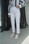 MR High Waist Lycra White Boyfriend Jeans Stretchy Mom Jeans
