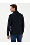 Navy Blue Regular Fit Knitted Cardigan 50290679-Vr033 - 5