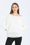 Women's Clothing Blouse Mercerized Sweater Off Shoulder Thin Viscose Knitwear Knitted Sweater - 5