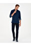 Navy Blue Straight Fit Jean Trousers 50299987-Vr033