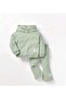 Girl's Hooded Long Sleeve Sweatshirt and Spanish Pants Bottom and Top Set