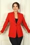 Mona Collar Single Button Front Collar Lined Jacket