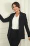 Mona Collar Single Button Front Collar Lined Jacket - 2