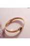 Black Stone Roman Numeral Gold Steel Handcuffs Gift for a Friend or Lover - 4