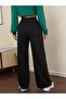 2-Piece Black-Grey Elastic Waist Loose Wide Leg Sweatpants - 7