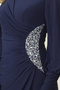 Stone Detailed Hijab Evening Dress - Lavini - 3