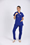 Doctor Nurse Uniform Medical Uniform Surgical Bottom Top Set Unisex Thin Fabric - 7