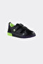 Unisex Kids Velcro Black Sneakers - 2