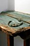 Medieval Motif Metal and Wood Beaded Bracelet - 4