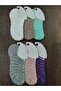 Girl's 6 Pairs Home Socks Cotton Reverse Towel Snekers - 2