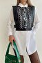 Laser Cut Leather Vest Special Design - 5