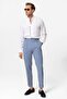 High Waist Linen Blend Pleated Men's Trousers - 2