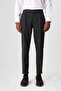 High waist pleated double leg men's trousers