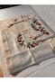 Dowry 6-Piece Flower Embroidered Etamine Processing Prayer Rug Set Bundle Set - 2