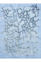 Aysu Collection Very Light Blue Abstract Patterned Woven Base Modern Decorative Carpet Aysu39