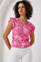 0430 Knitted Blouse - Pink - 2