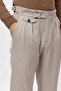 High Waist Pleated Men's Trousers - 5