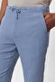 Regular fit men's trousers with drawstring waist - 4