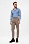 High-waisted men's trousers with buckle detail - 2