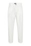 Ecru High Waist Pleated Comfortable Fit Men's Trousers - 6
