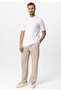 White Crew Neck Basic T-Shirt - 3