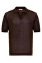 Polo collar Lace-Like Knit men's t-shirt - 7