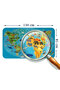 Educational World Map World Atlas Children's and Baby's Room Wall Sticker-85x130-3808 - 4