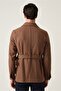 Men's apache collar belt detailed seasonal jacket - 5