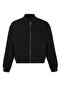 Textured Oversize Bomber Men's Coat - 6