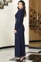 Lavin Evening Dress Navy Blue Tbselb62 - 3