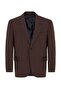Brown Single Button Closure Relax Fit Men's Jacket - 6
