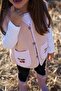 Cherry Embroidered Pink Teddy Baby Kids Vest - 2