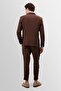 Brown 100% Linen Men's Blazer Jacket - 7