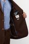 Brown 100% Linen Men's Blazer Jacket - 5