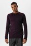 Plum Crew Neck Slim Fit Knitwear Sweater - 2