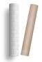 ورق لاصق ذاتي اللصق بنمط بلاط أبيض للمطبخ مقاس 60 سم × 100 سم - 7