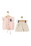 My Little One's Cicileri Angels Girls' Shorts Set - Powder - 2