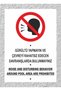 Do Not Make Noise Warning Sign Signboard 15X21 cm Pvc Board