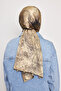 Gi Shine Jacquard Shawl - Gold and Black - 4