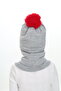 Girl's Beret Neck Collar Balaclava Mask 4-10 Years Old - 3