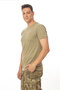 Khaki Colored Short Sleeve Cotton Dark Force Officer Specialist Sergeant Rank Karaci T-Shirt - 5