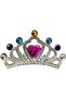 Silver Color Scalloped Model Princess Queen Crown 1 No 12X7 cm - 3